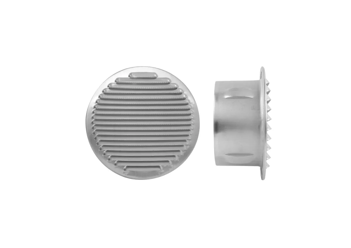 Ventilaciona rešetka fi 100mm aluminijska Stamplast