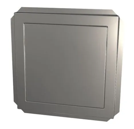 Vratašca za kadu 20x20cm inoks Isaflex