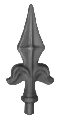 Vrh fi 17 za kov. ogradu 155x70mm EF