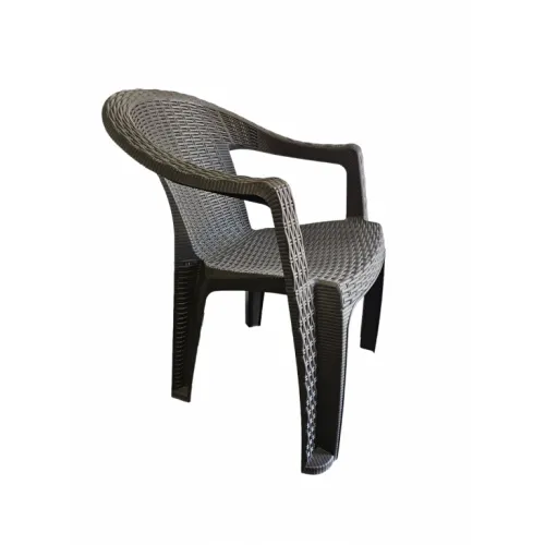 Mobilya stolica Behram braon rattan