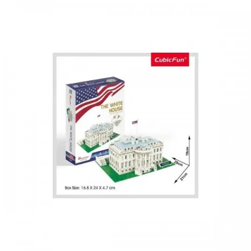 Puzzle 3D The White house Cubicfun