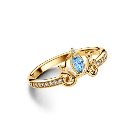 Disney Cinderella's Carriage prsten od 14k pozlate