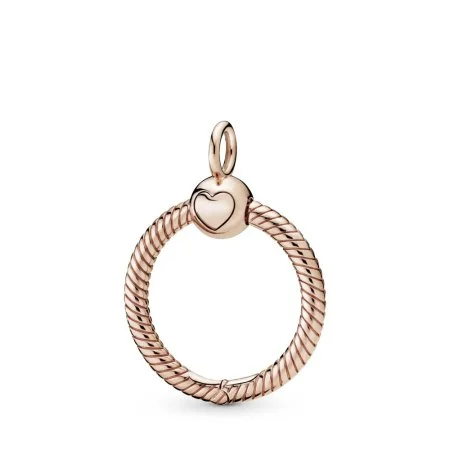 Privezak O manji od 14k roze pozlate