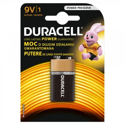 Baterije alkalne 9V Duracell Basic duralock 508187 1/1