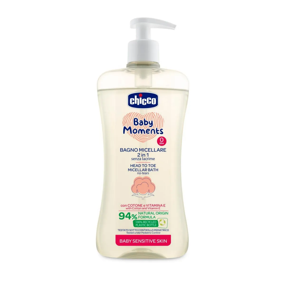 CHICCO BM SENSITIVE MICELARNA KUPKA I ŠAMPON 500ML