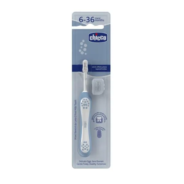 CHICCO ČETKICA ZA ZUBE INDIGO PLAVA6-36M