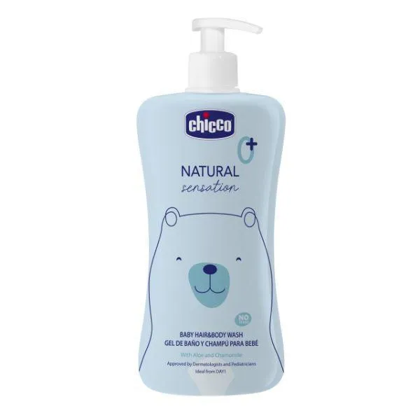 CHICCO NATURAL SENSATION ŠAMPON I KUPKA 500ML