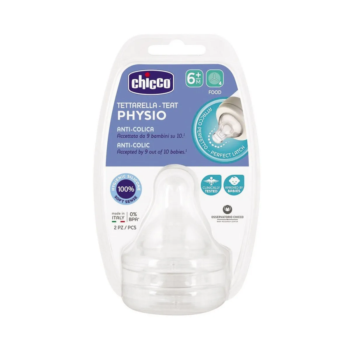 CHICCO SIL CUCLA P5 6M+ ZVEZDA 2KOM