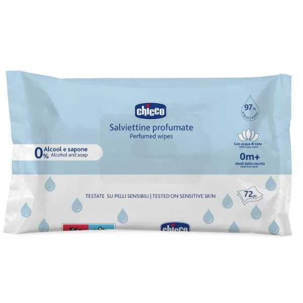 CHICCO VLAŽNE MARAMICE 72KOM BEZ POKLOPCA