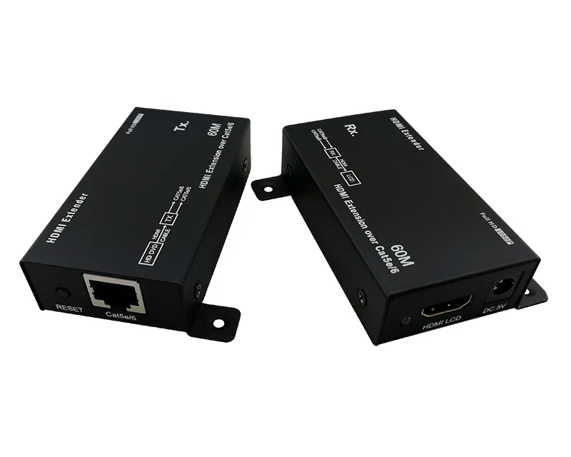 E-GREEN Adapter-Konvertor HDMI extender - RJ 45 cat5e/6 60m