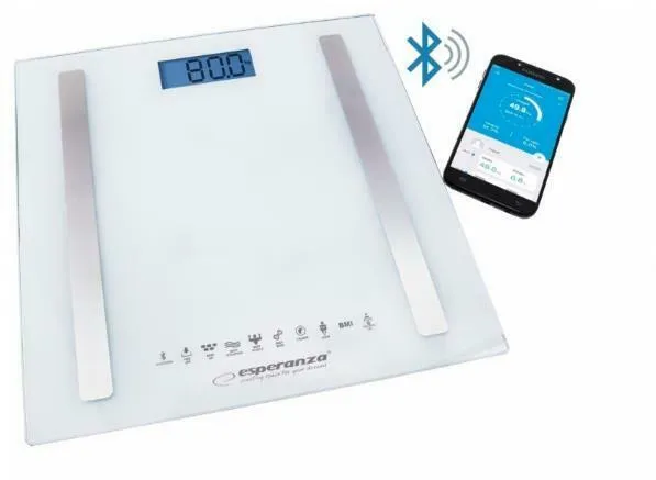 ESPERANZA Telesna vaga EBS016W  Bela Digatalna 8u1 B.Fit