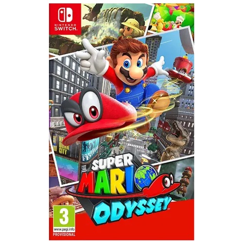 Igra SWITCH Super Mario Odyssey  Akciona PEGI 3