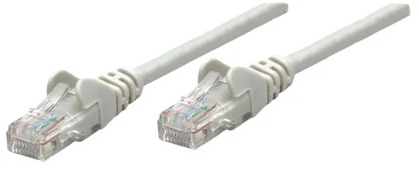 LAN UTP kabl intellinet 340373 Cat6 CCA//Sivi/1m