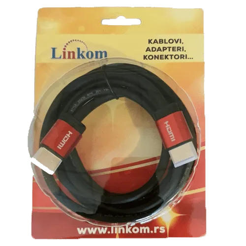 LINKOM Kabl HDMI na HDMI 2.1 1.8m (Crni)