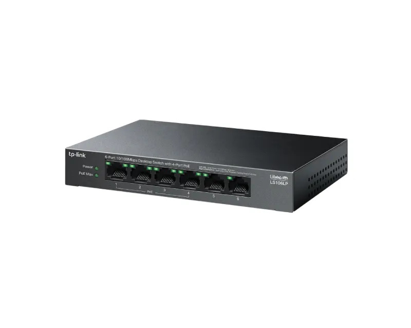 LS106LP(UN) 6-port 10/100mbps Desktop switch