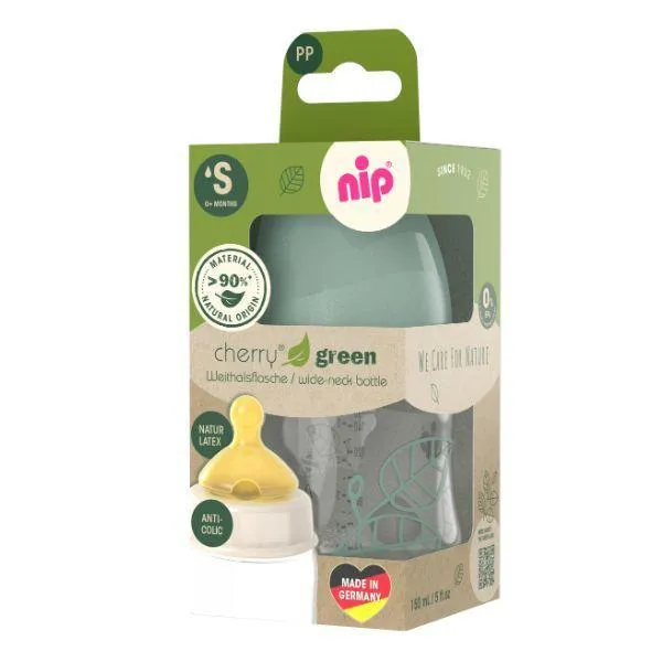 NIP GREEN PP FLAŠICA ZELENA 120ML 0M+S PROTOK