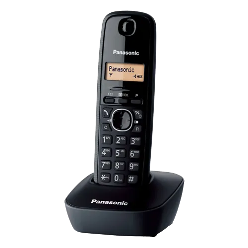 PANASONIC DECT KX-TG1611FXH  Bežični telefon Crna