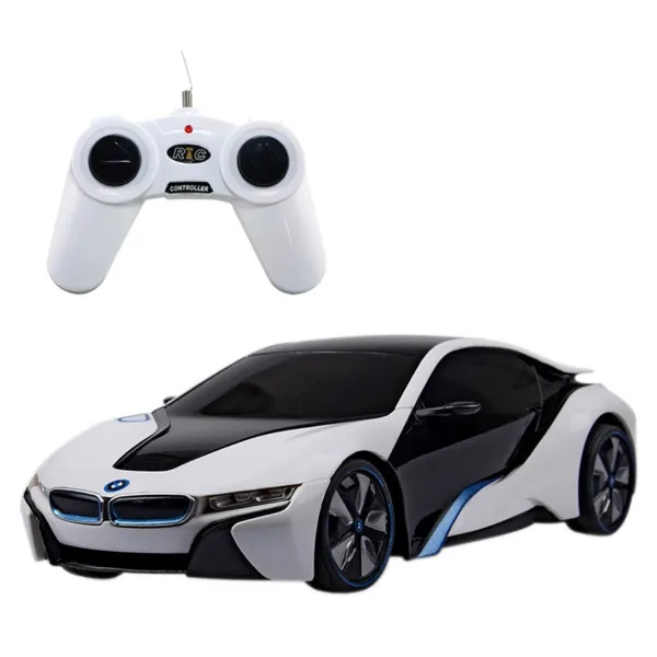 Rastar RC automobil BMW i8 1:24 - siv bel