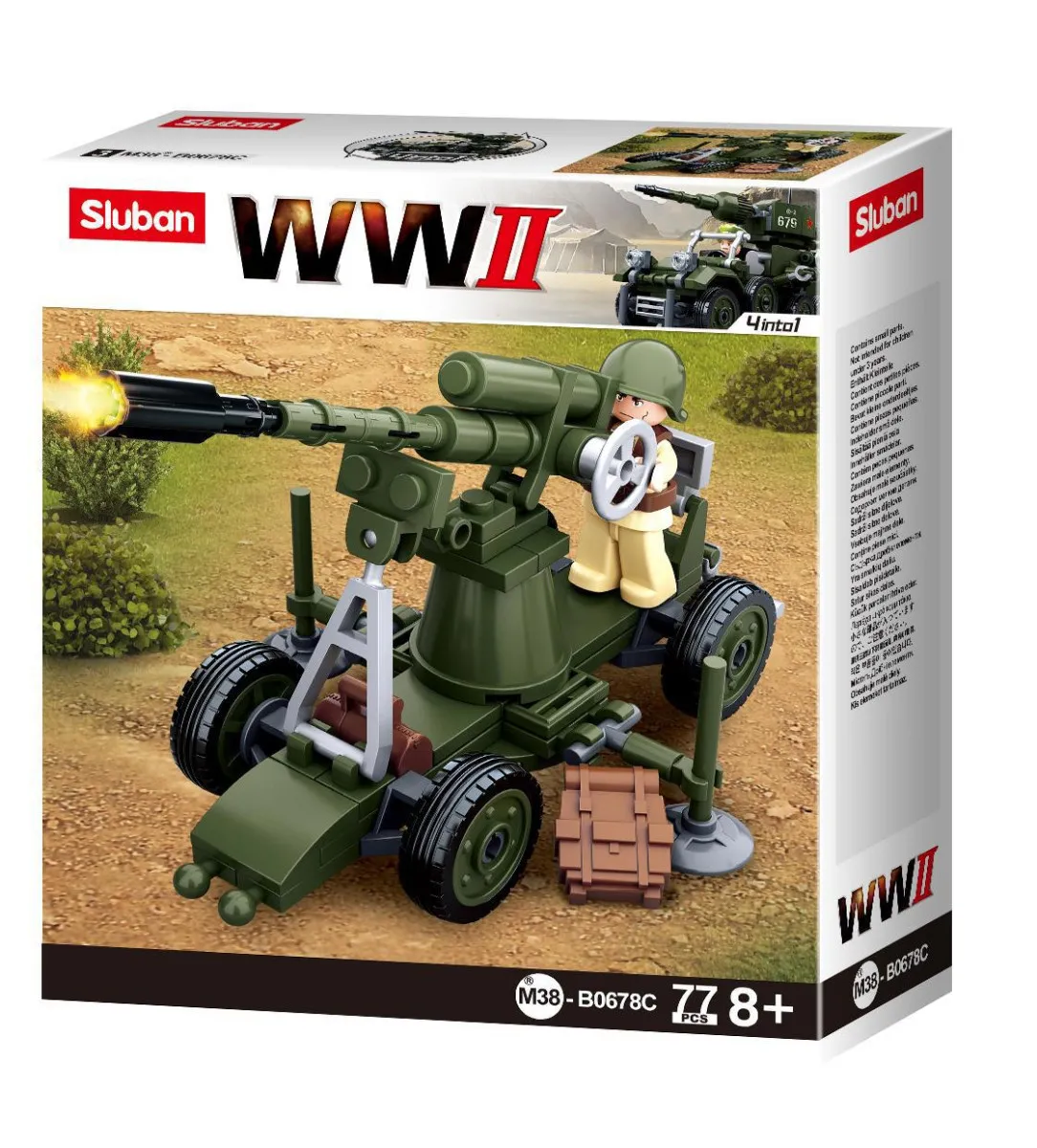 SLUBAN KOCKE 4U1 VOJSKA 77 KOM