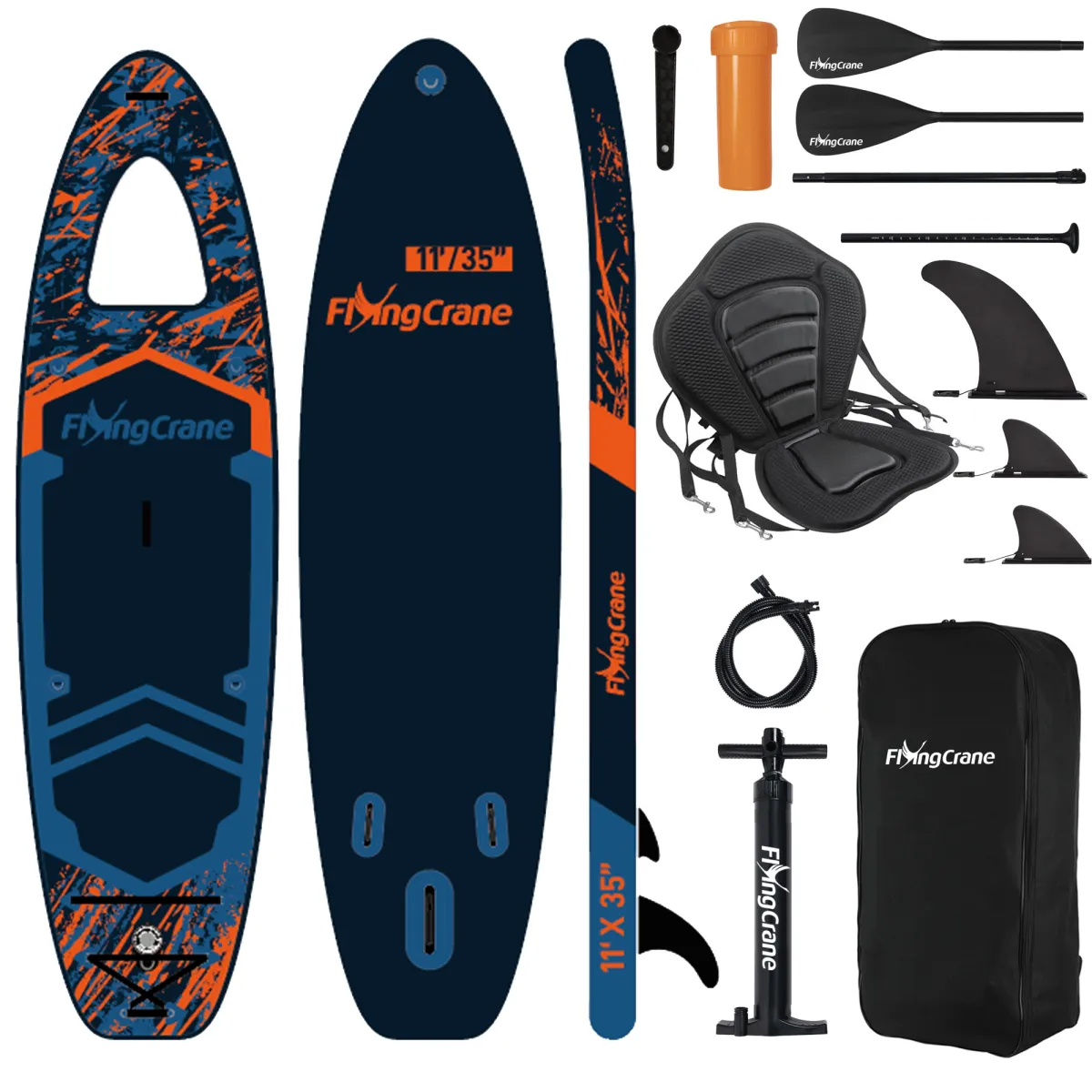 SUP daska na naduvavanje FlyingCrane XL window 335x89x15cm