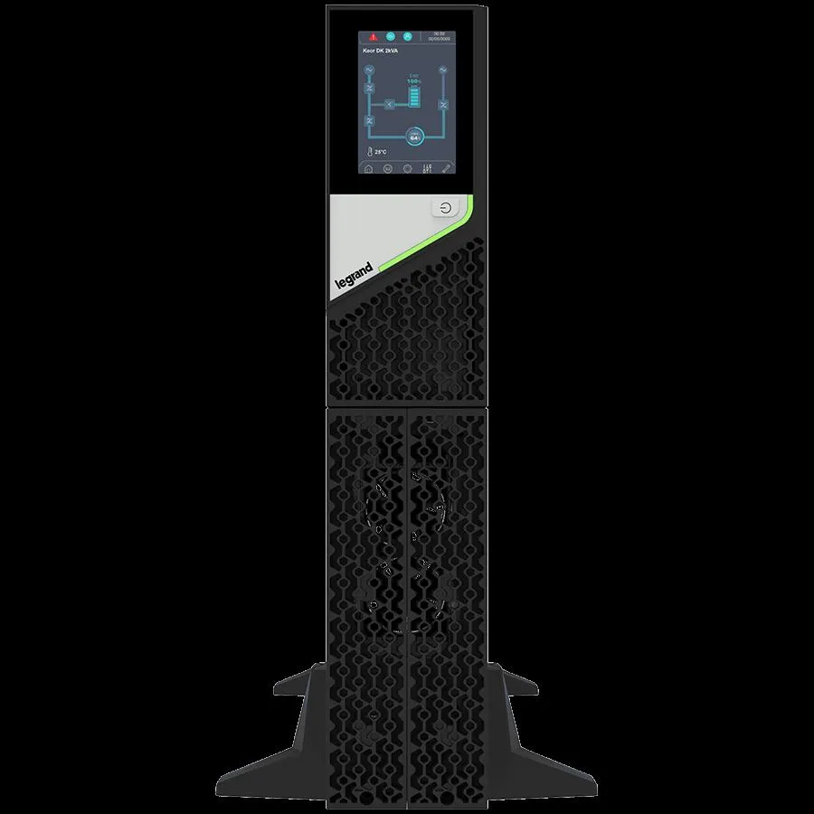UPS Legrand KEOR DK Tower/Rack 3000VA/3000W On Line Double Conversion Sinusoidal PFC USB & RS232 port 6 x IEC C13 & 1 x IEC C19 batteries 6x 12V 9Ah  (Optional Kit Rack 310952 SNMP card  Battery Extension 2U 311362 )