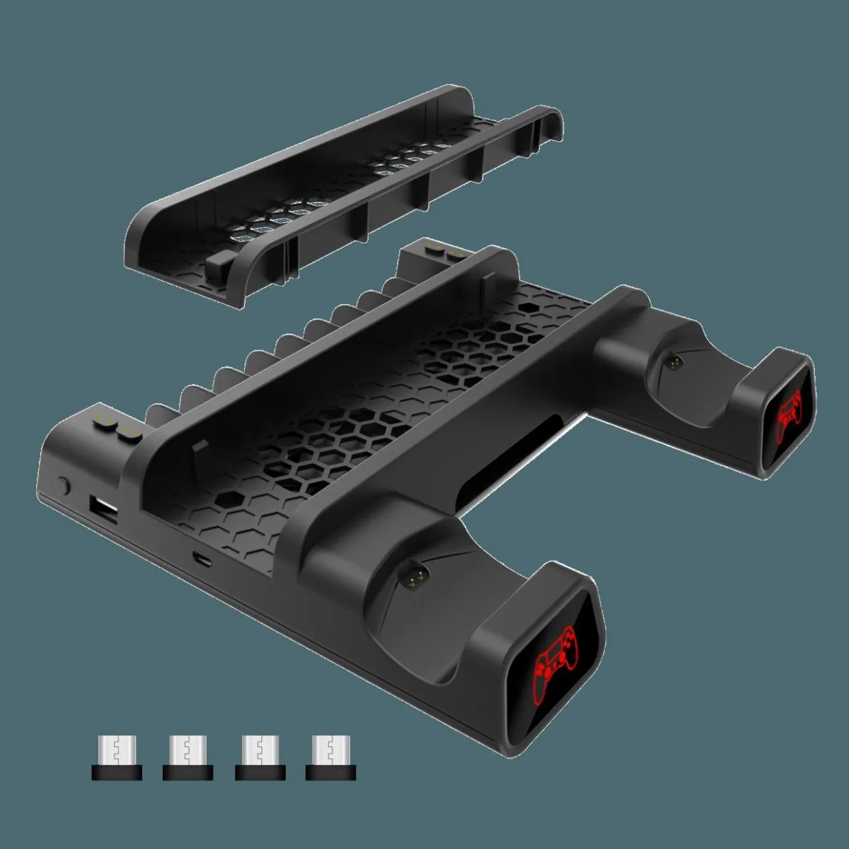 WS PS4 CUTMAN Cooling Pad + Charging Dock
