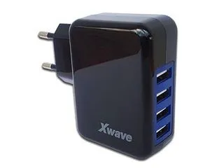 Xwave H44 Zidni punjač 4A/3.1A/2.1A/1A Crni
