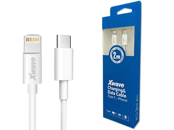 Xwave Kabl USB Tip-C za IPHONE 2M 3Alightning aluminiumbeli