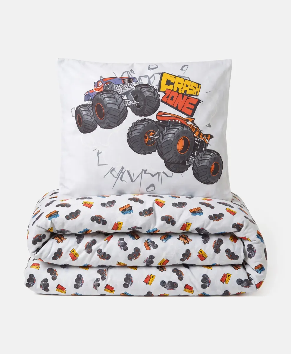 2-delni komplet posteljine Hot Wheels, 100% pamuk