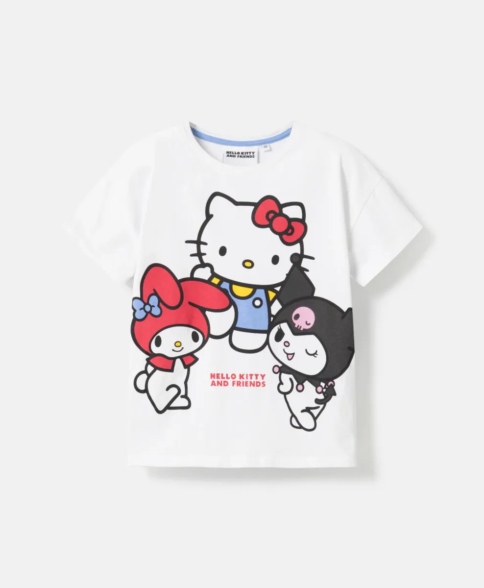Majica za devojčice Hello Kitty and Friends 100% pamuk