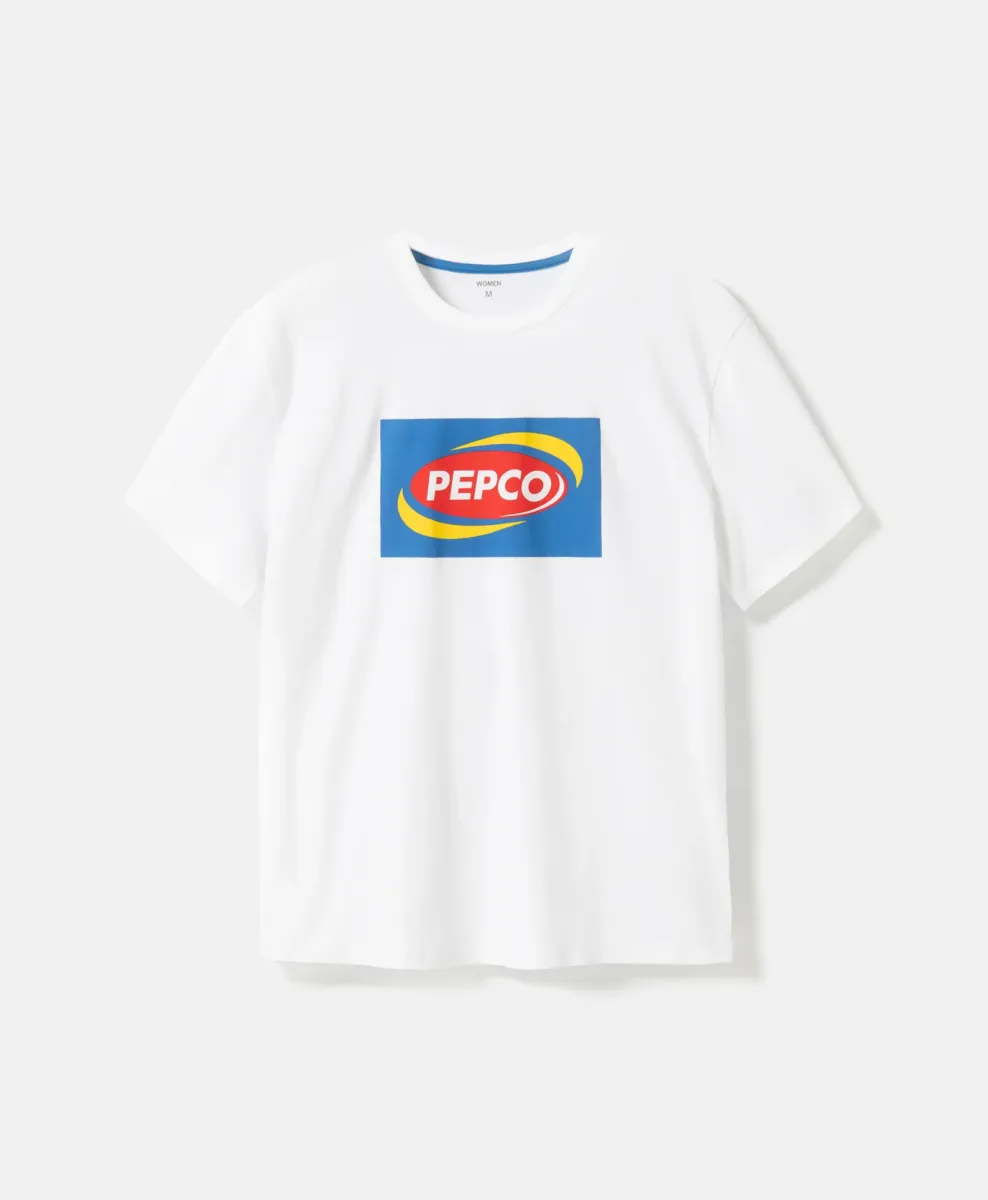 Uniseks majica retro logo Pepco 100% pamuk