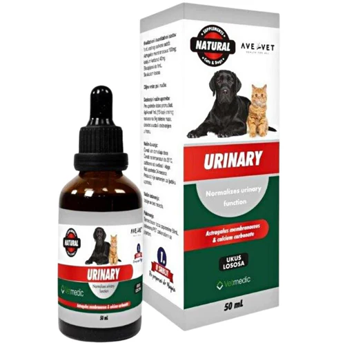 AVEVET Oralni rastvor za pse i mačke Urinary, s ukusom lososa, 100ml