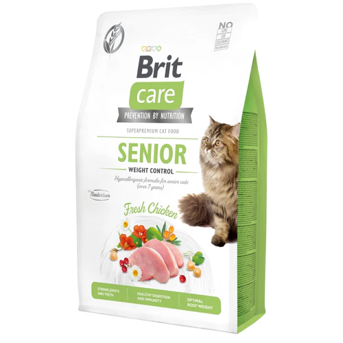 BRIT CARE Cat Senior Weight Control, bez žitarica