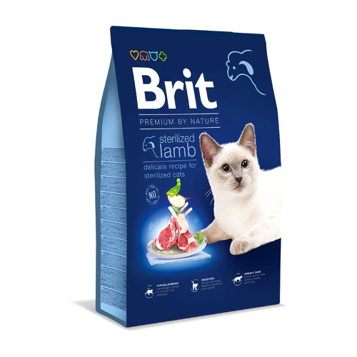 BRIT PREMIUM by Nature Sterilized s jagnjetinom