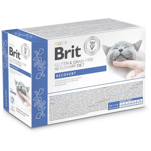 BRIT VD Cat Recovery, za nutritivni oporavak, bez žitarica, 12x85g