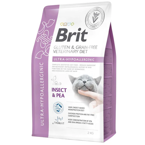 BRIT VD Cat Ultra hypoallergenic,kod nepovoljnih reakcija na hranu, bez žitarica
