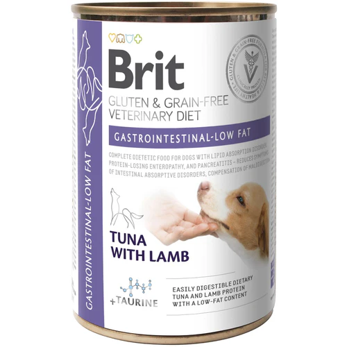 BRIT VD Dog Gastrointestinal Low Fat, kod poremećaja varenja, bez žitarica, 400g