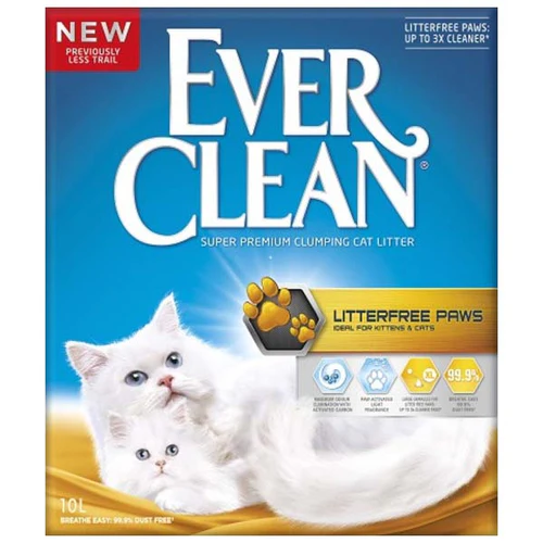 EVER CLEAN Litterfree Paws gudvajući mineralni posip za mačke, s mirisom, 10L