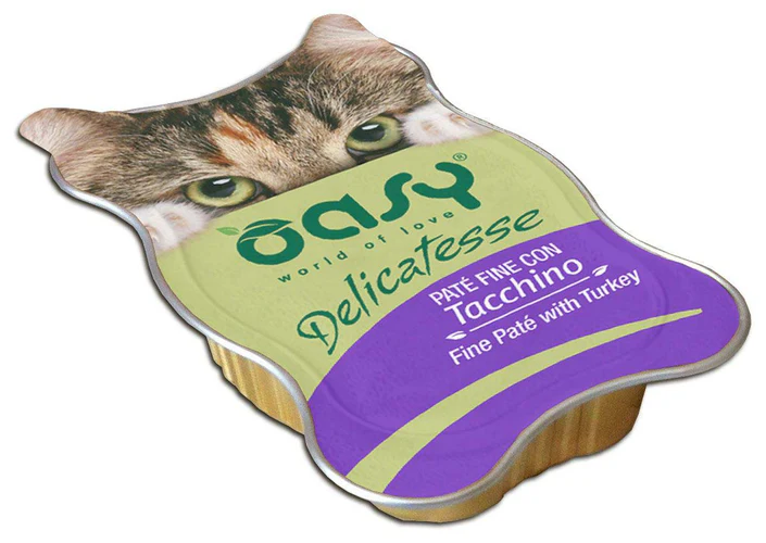 OASY Delicatesse Pašteta za mačke s Ćuretinom, 85g