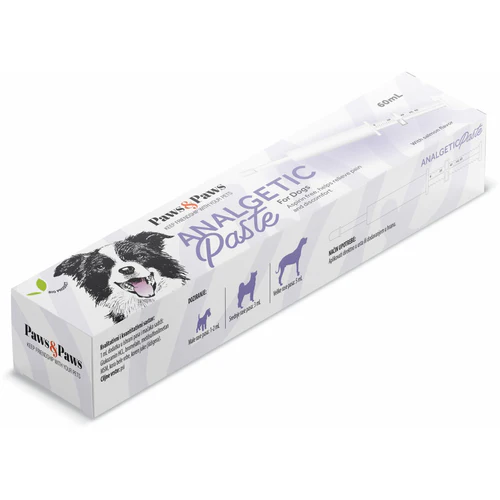 PAWS&PAWS Pasta za pse Analgetic, pomaže kod bola i nelagodnosti, 60ml