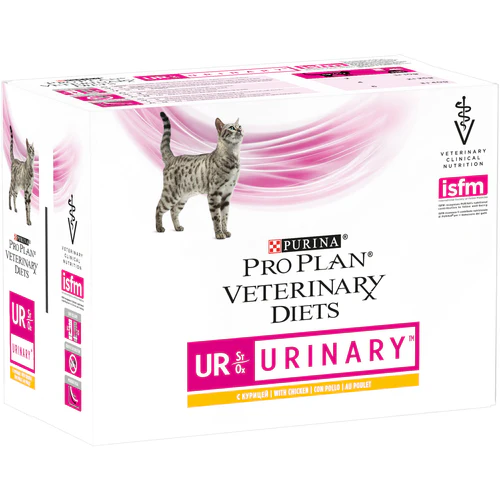 PRO PLAN Vet Diet, Feline UR St/Ox Urinary, 10x85g