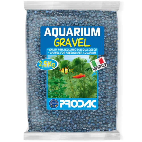 PRODAC Šljunak za akvarijum, 2-3mm, plavi, 2,5kg