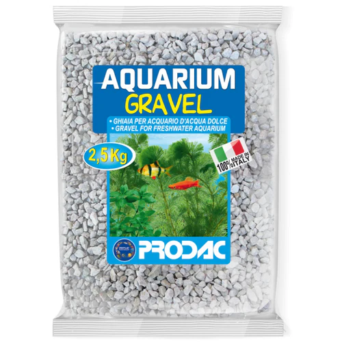 PRODAC Šljunak za akvarijum, 3-6 mm, beli, 2,5kg