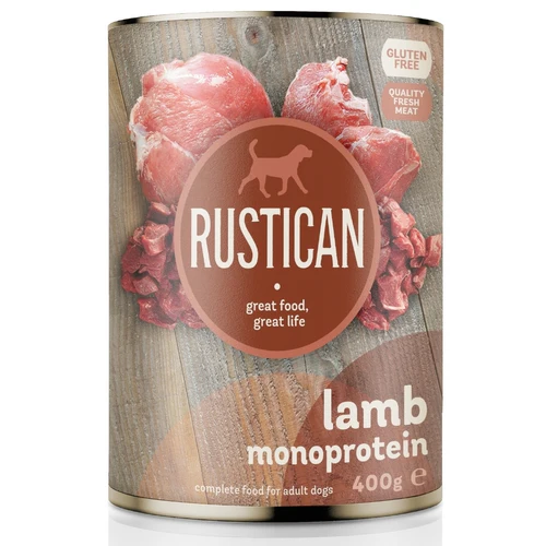 RUSTICAN Jagnjetina, monoproteinska hrana, bez glutena, 400g