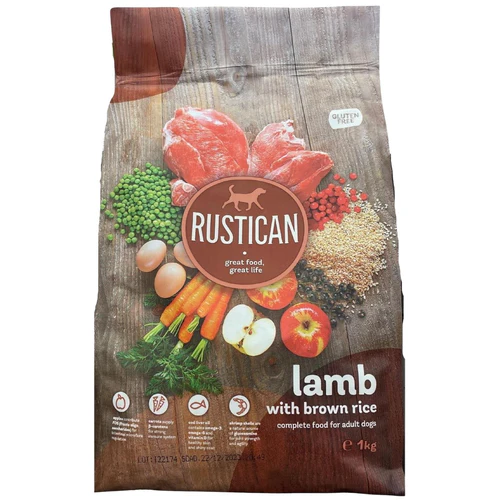 RUSTICAN Jagnjetina s integralnim pirinčem, bez glutena