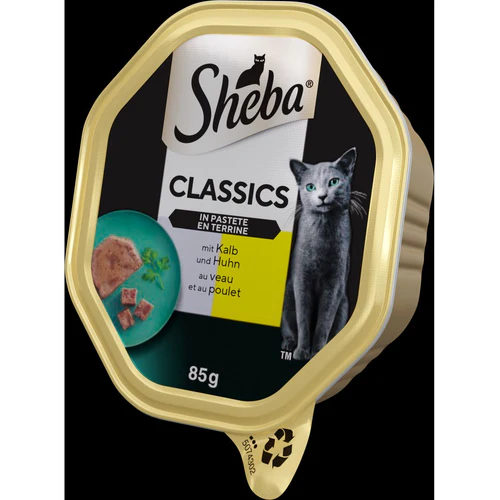 SHEBA Classics Pašteta za mačke s lososom, 85g