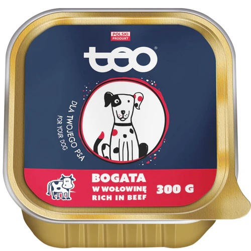 TEO Pašteta za pse s govedinom, 300g