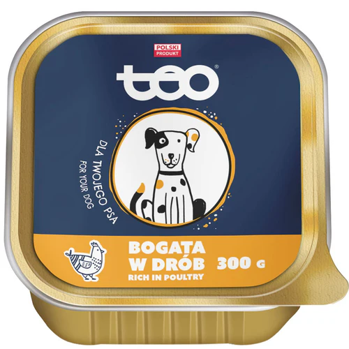 TEO Pašteta za pse s piletinom, 300g