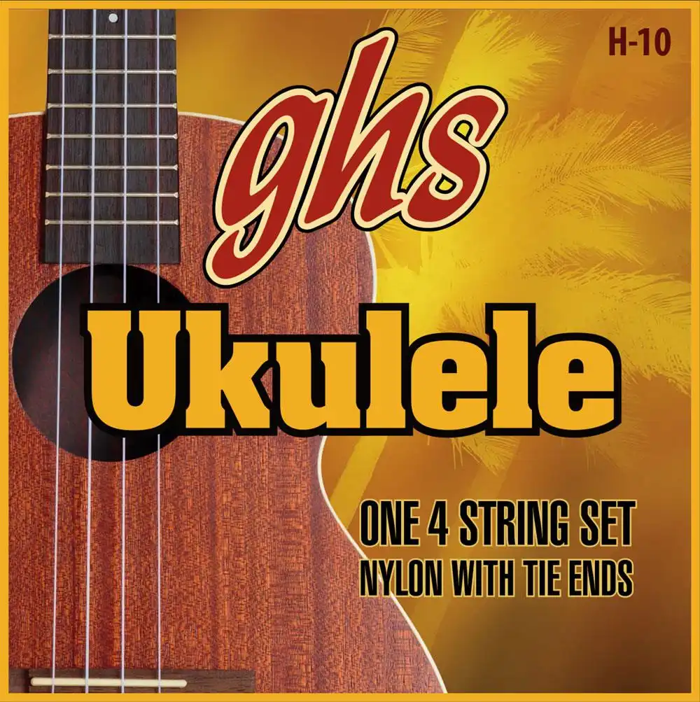 GHS H-10 Black Nylon - Žice za soprano/koncertni ukulele