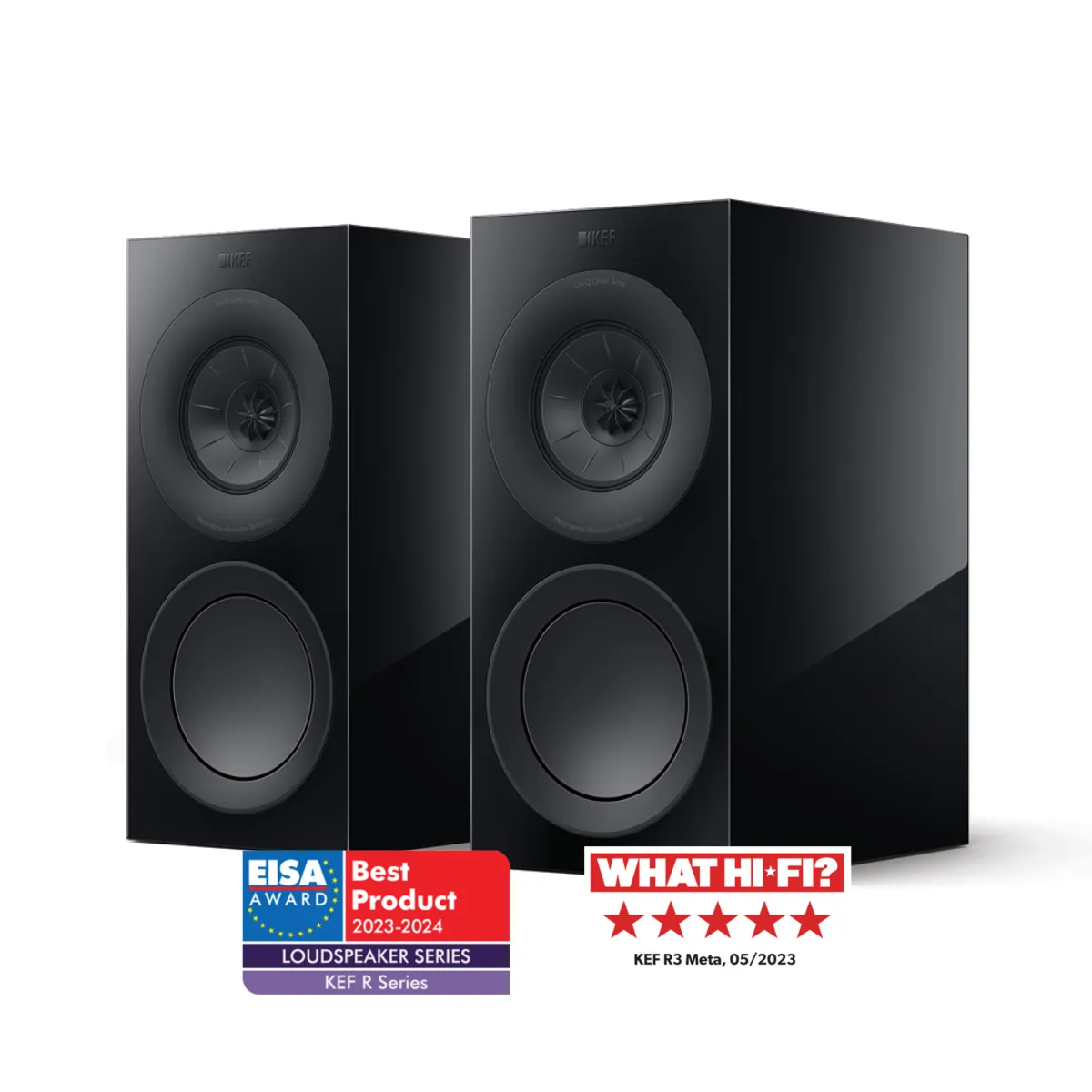 KEF R3 Meta Black - Zvučnik za stalak/policu